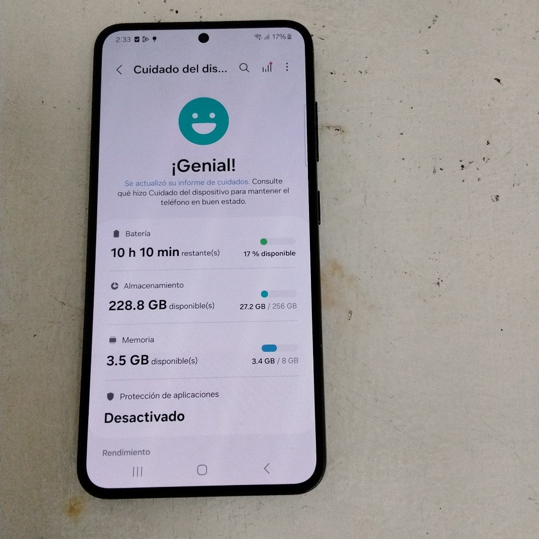 CELULAR SAMSUNG GALAXY S23 SM-S911B 256 GB 8 GB RAM (SEMINUEVO)