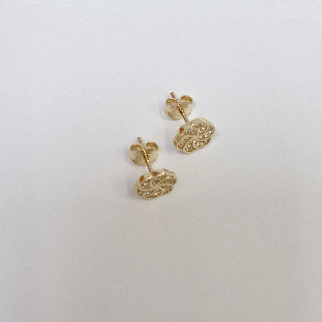 BROQUELES ORO 14K 1.6 (NUEVO)