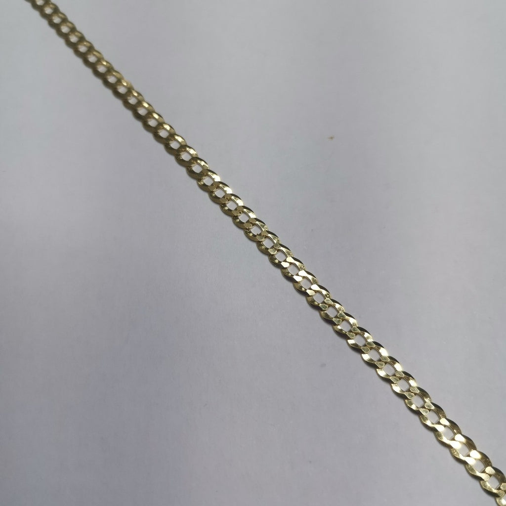 CADENAS BARBADA AMARILLA ORO 14K 7.5 (NUEVO)