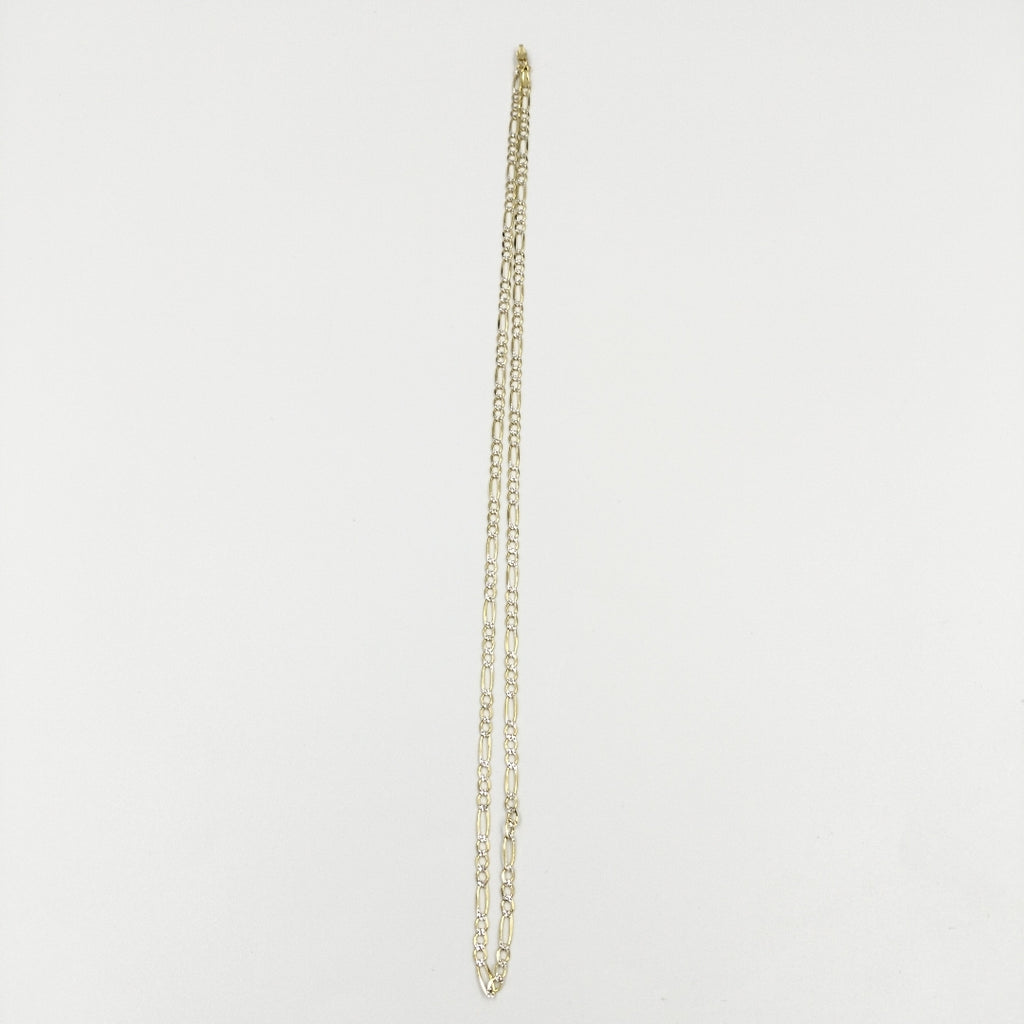CADENAS CARTIER 3*1 DIAMANTADA ORO 14K 8.1 (NUEVO)