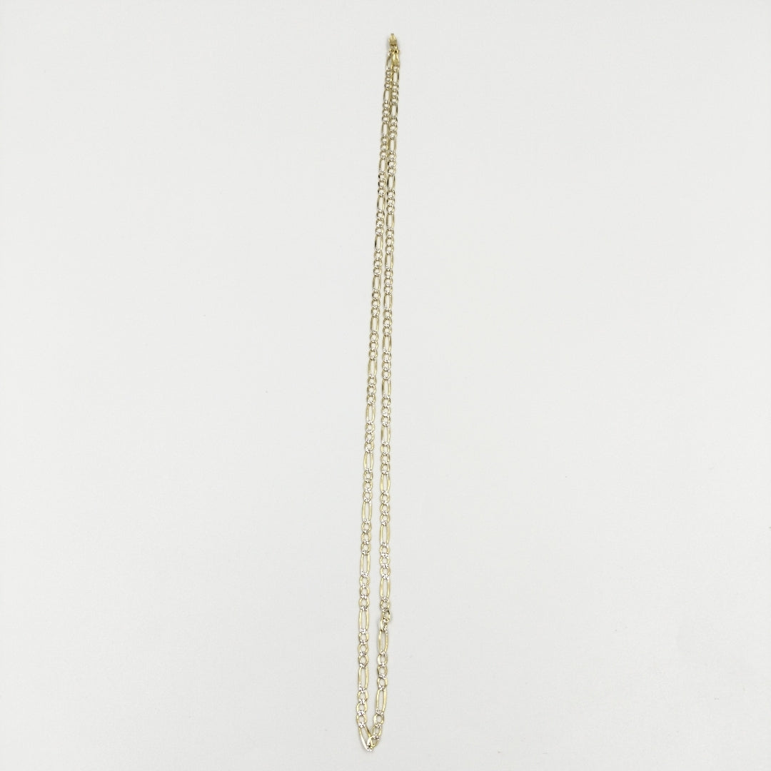 CADENAS CARTIER 3*1 DIAMANTADA ORO 14K 8.1 (NUEVO)
