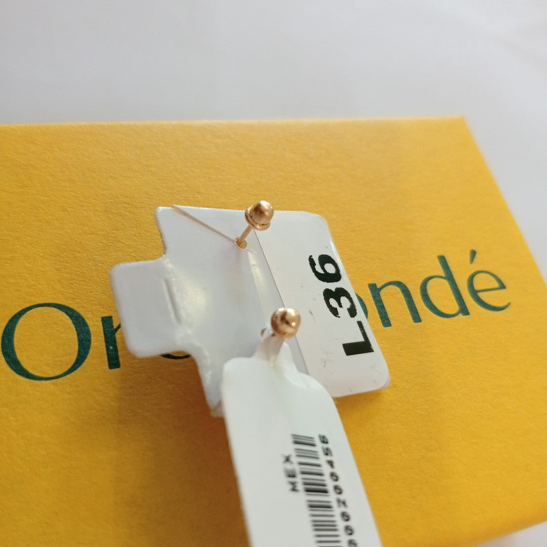 BROQUELES ORO 14K 1 (NUEVO)