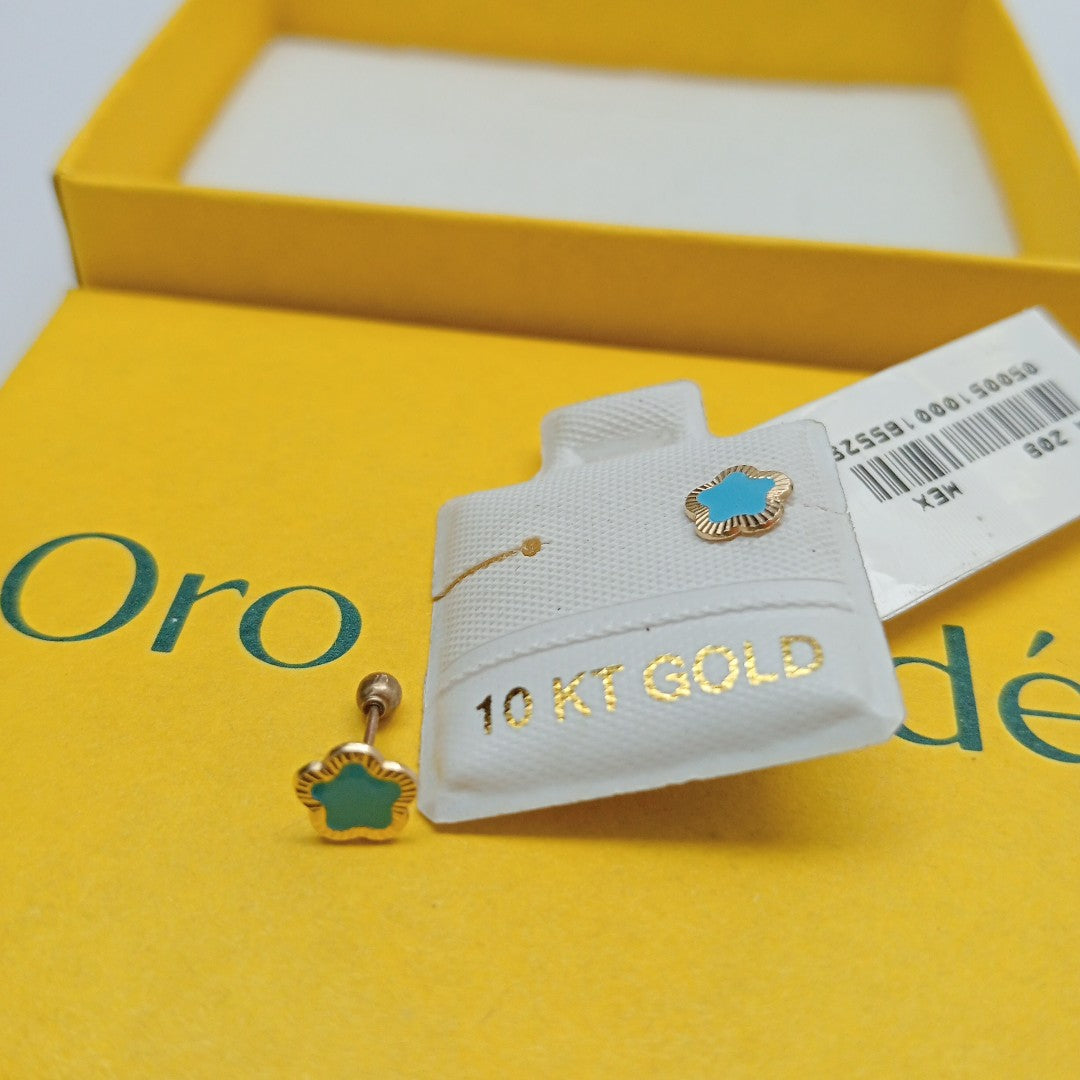 BROQUELES ORO 10K 1 (NUEVO)