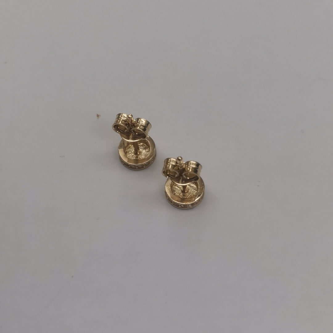 BROQUELES ORO 14K 1.5 (NUEVO)