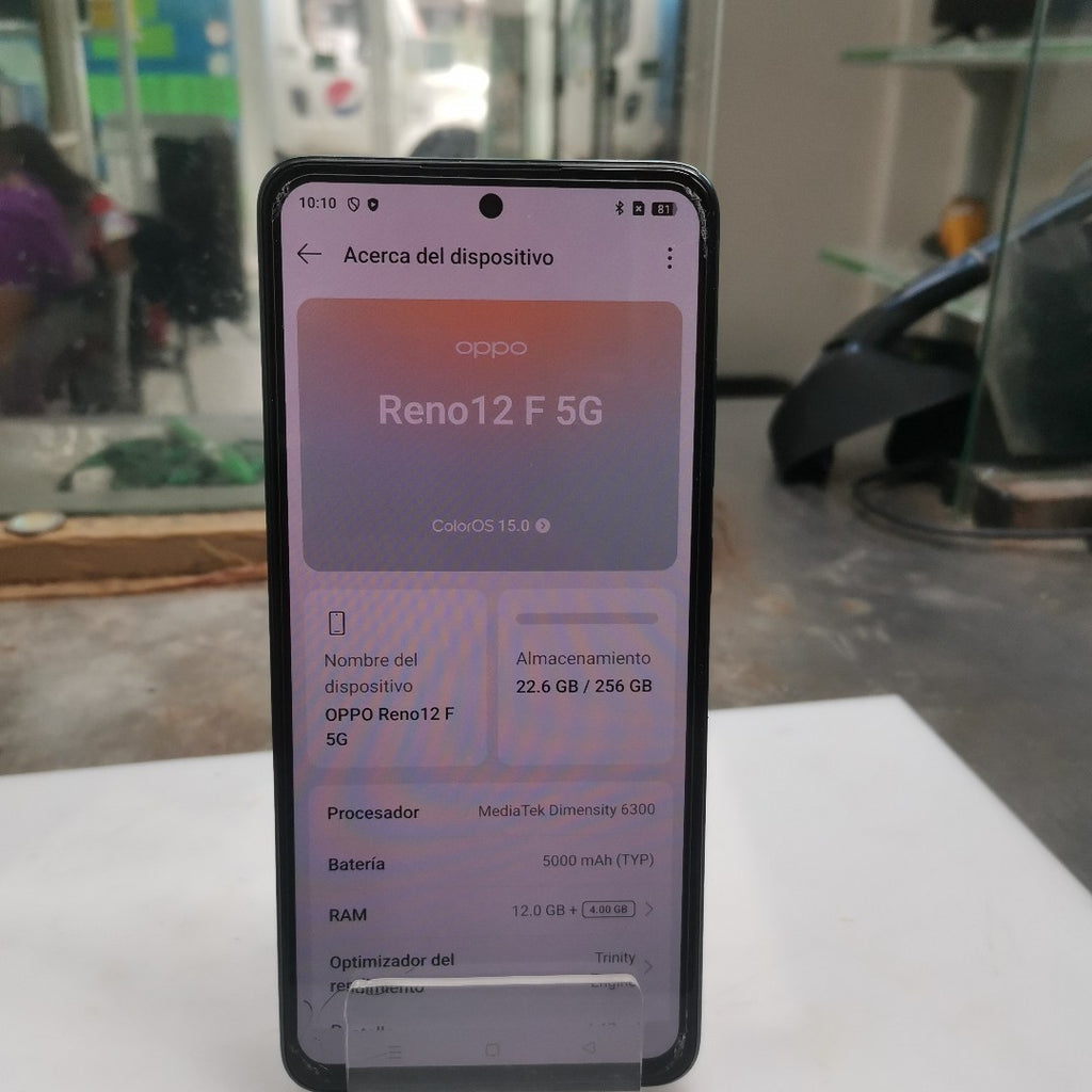 CELULAR OPPO  RENO 12F 5G CPH2637 256 GB 12 GB RAM (SEMINUEVO)