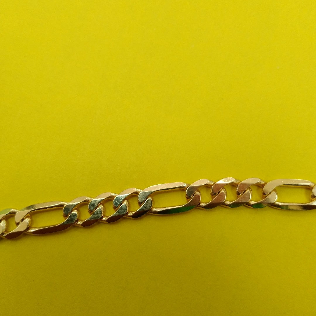 PULSERAS CABALLERO CARTIER 3*1 AMARILLA ORO 14K 17.9 (NUEVO)