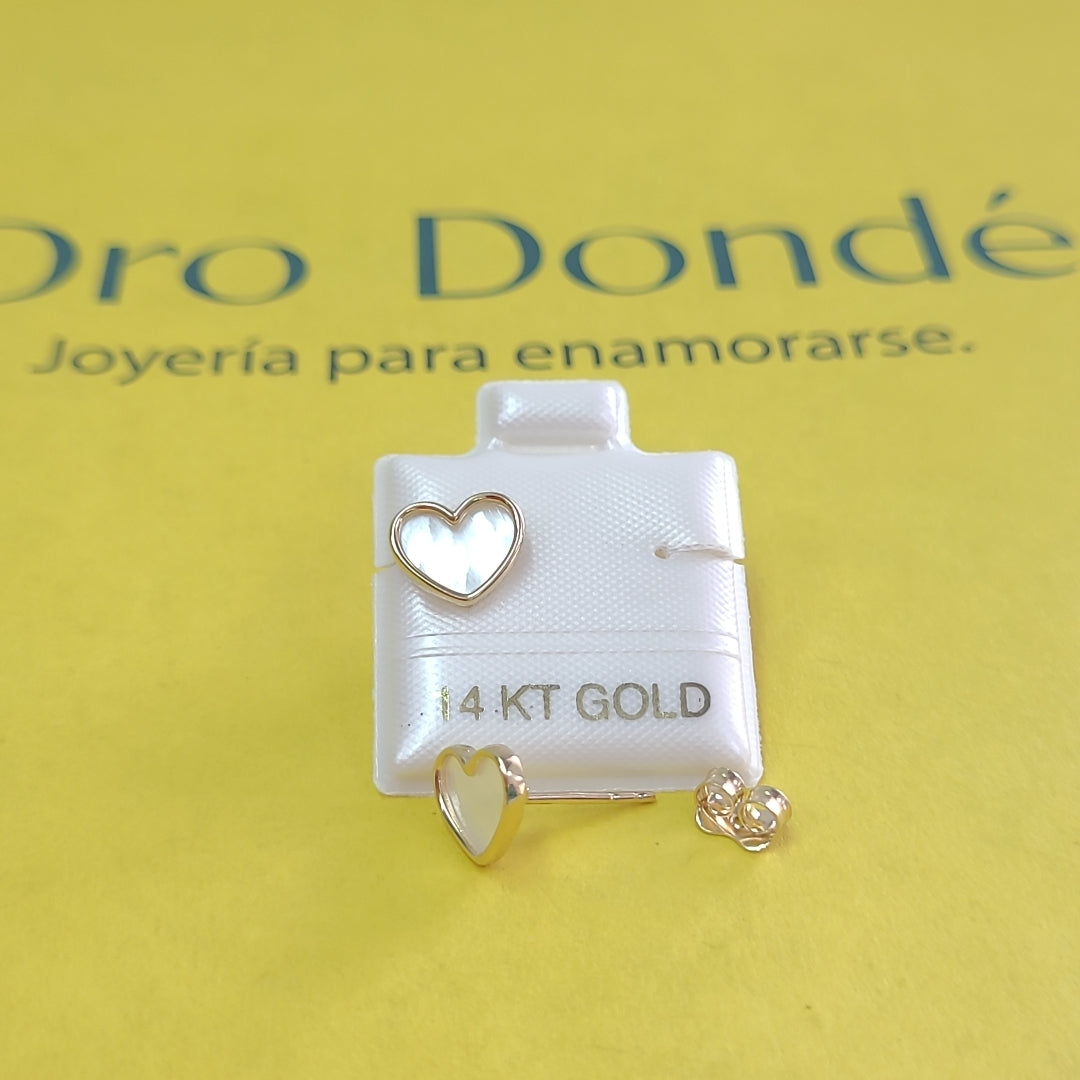BROQUELES ORO 14K 1.1 (NUEVO)