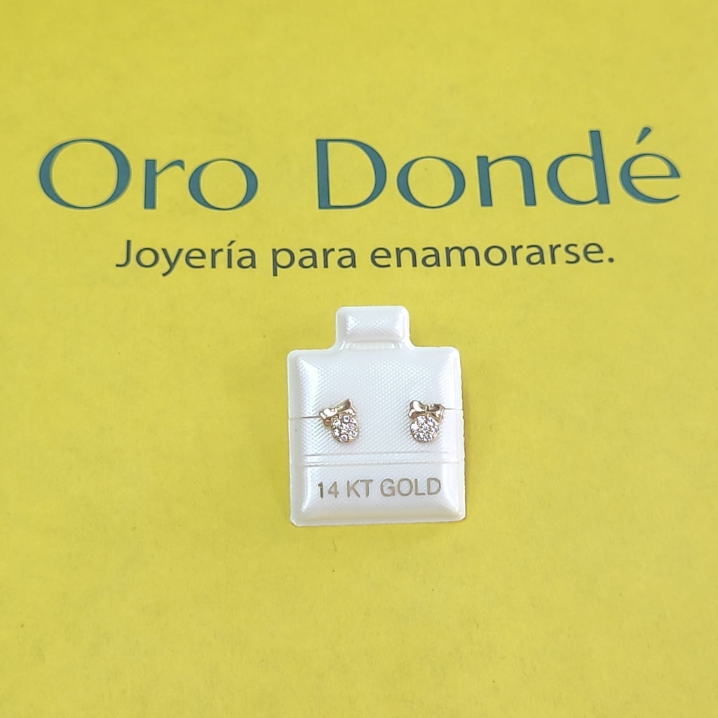 BROQUELES ORO 14K 0.7 (NUEVO)