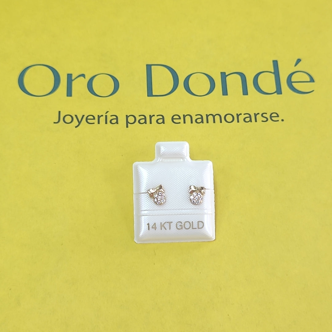 BROQUELES ORO 14K 0.7 (NUEVO)