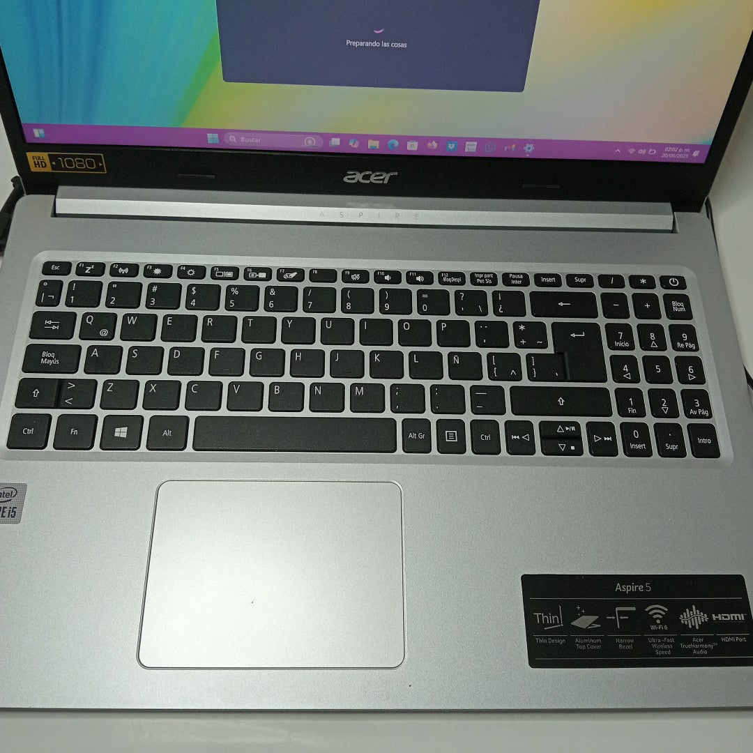 LAPTOP ACER ASPIRE 5 A514-54-55FQ (2022) 512 GB SSD 8 GB RAM (SEMINUEVO)