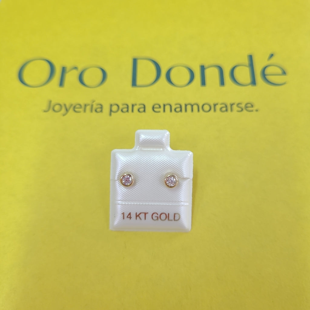 BROQUELES ORO 14K 0.8 (NUEVO)