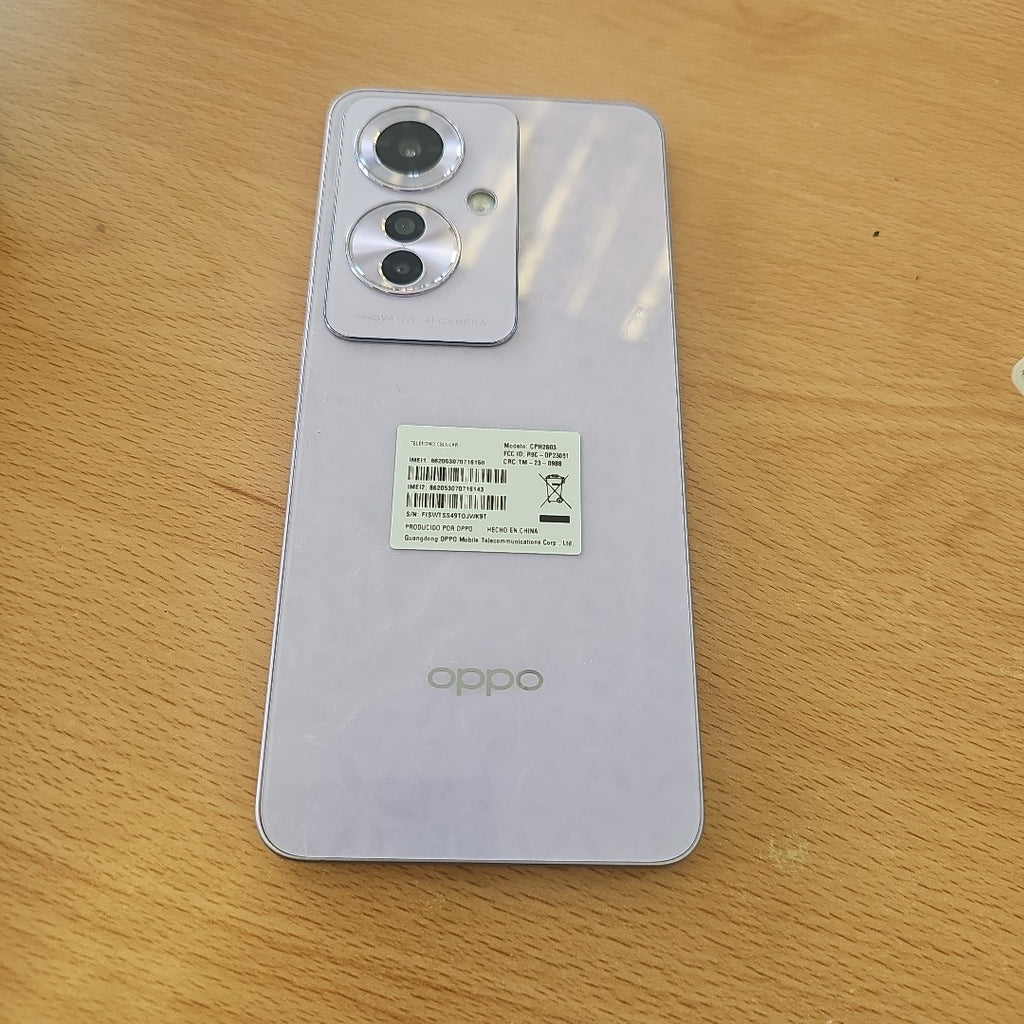 CELULAR OPPO  RENO11F 5G CPH2603 (2024) 256 GB 8 GB RAM (SEMINUEVO)