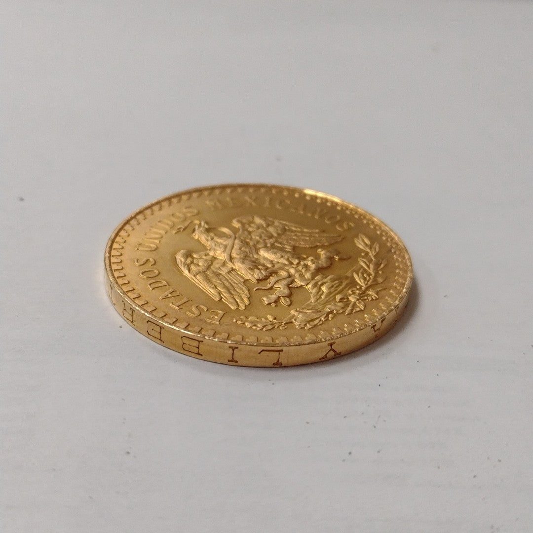Moneda Centenario Cincuenta Pesos Oro Mexicano 21.6K