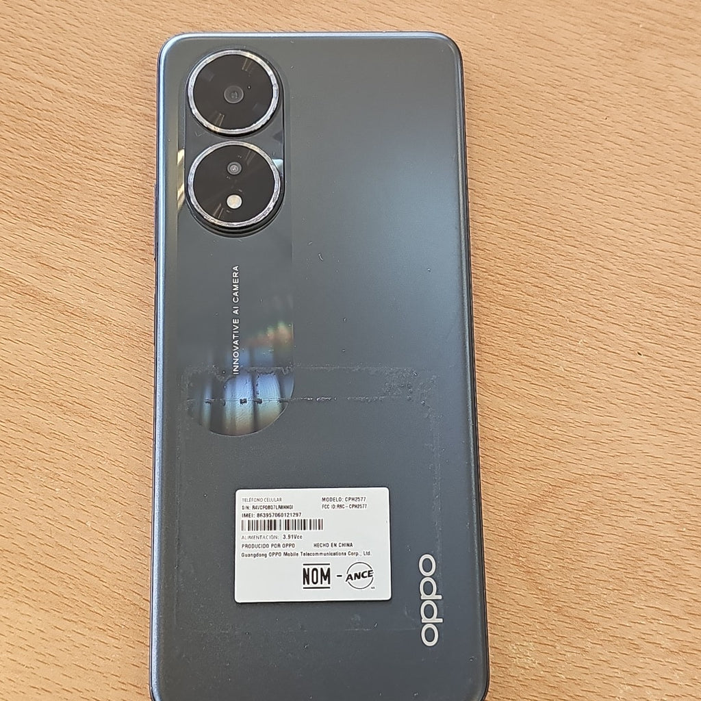 CELULAR OPPO  A58 CPH2577 (2023) 128 GB 6 GB RAM (SEMINUEVO)