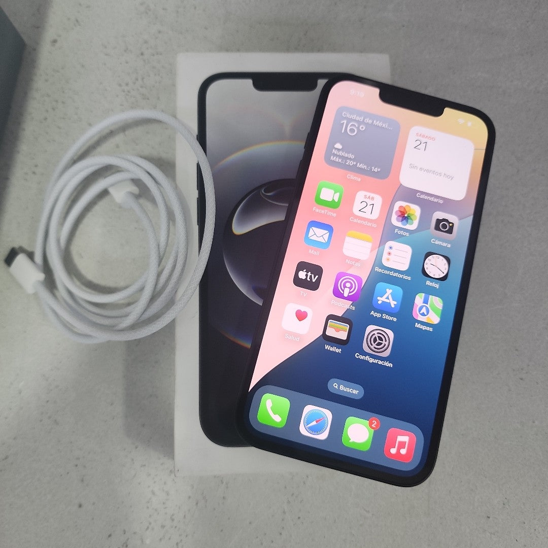 CELULAR APPLE IPHONE 16E A3409 (2025) 128 GB 8 GB RAM (SEMINUEVO)