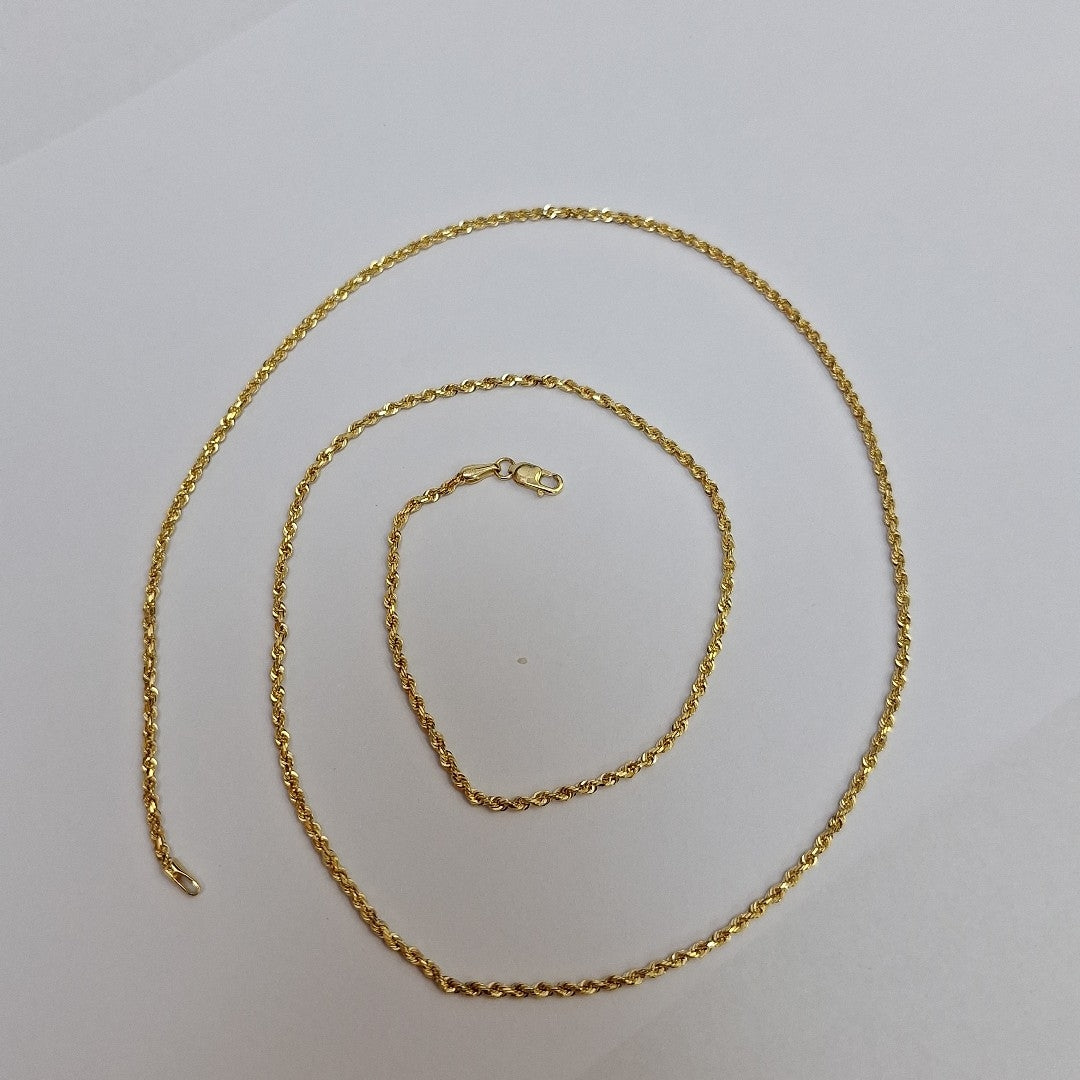 CADENAS TORSAL ORO 14K 7.6 (NUEVO)