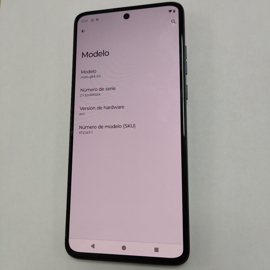 CELULAR MOTOROLA MOTO G84 XT2347-1 (2023) 256 GB 8 GB RAM (SEMINUEVO)