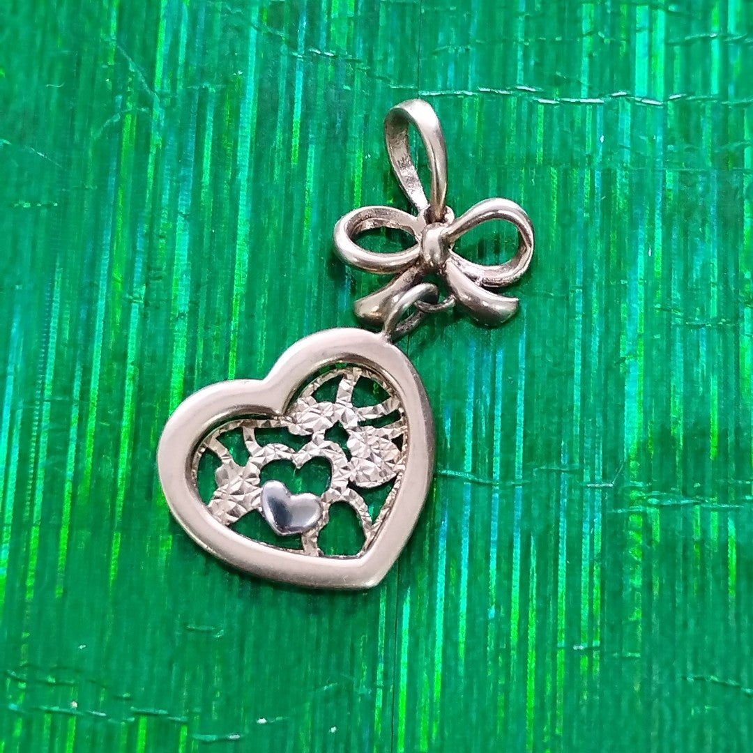 10024DIJ00000B653 FRD6 DIJE DE MOÑO CON CORAZON ORO 14K 1.1GRS (NUEVO)