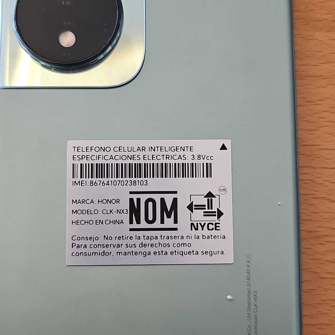 CELULAR HONOR 90 SMART CLK-NX3 (2024) 256 GB 6 GB RAM (SEMINUEVO)