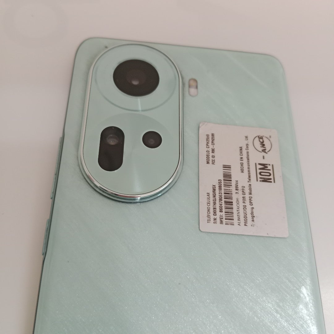 CELULAR OPPO  RENO11 5G CPH2599 (2024) 256 GB 8 GB RAM (SEMINUEVO)