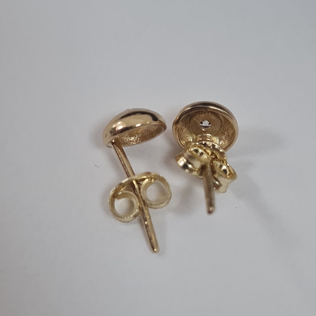 BROQUELES ORO 14K 1 (NUEVO)