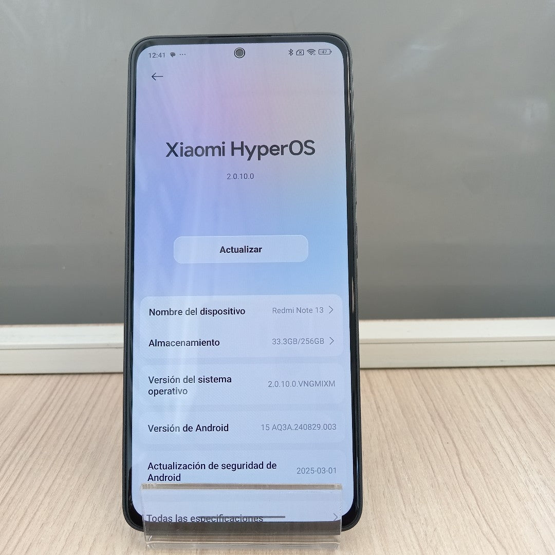 CELULAR XIAOMI REDMI NOTE 13 23129RA5FL (2023) 256 GB 8 GB RAM (SEMINUEVO)