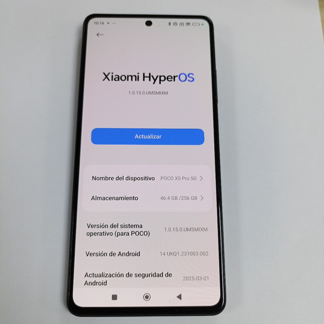 CELULAR XIAOMI POCO X5 PRO 22101320G (2023) 256 GB 8 GB RAM (SEMINUEVO)
