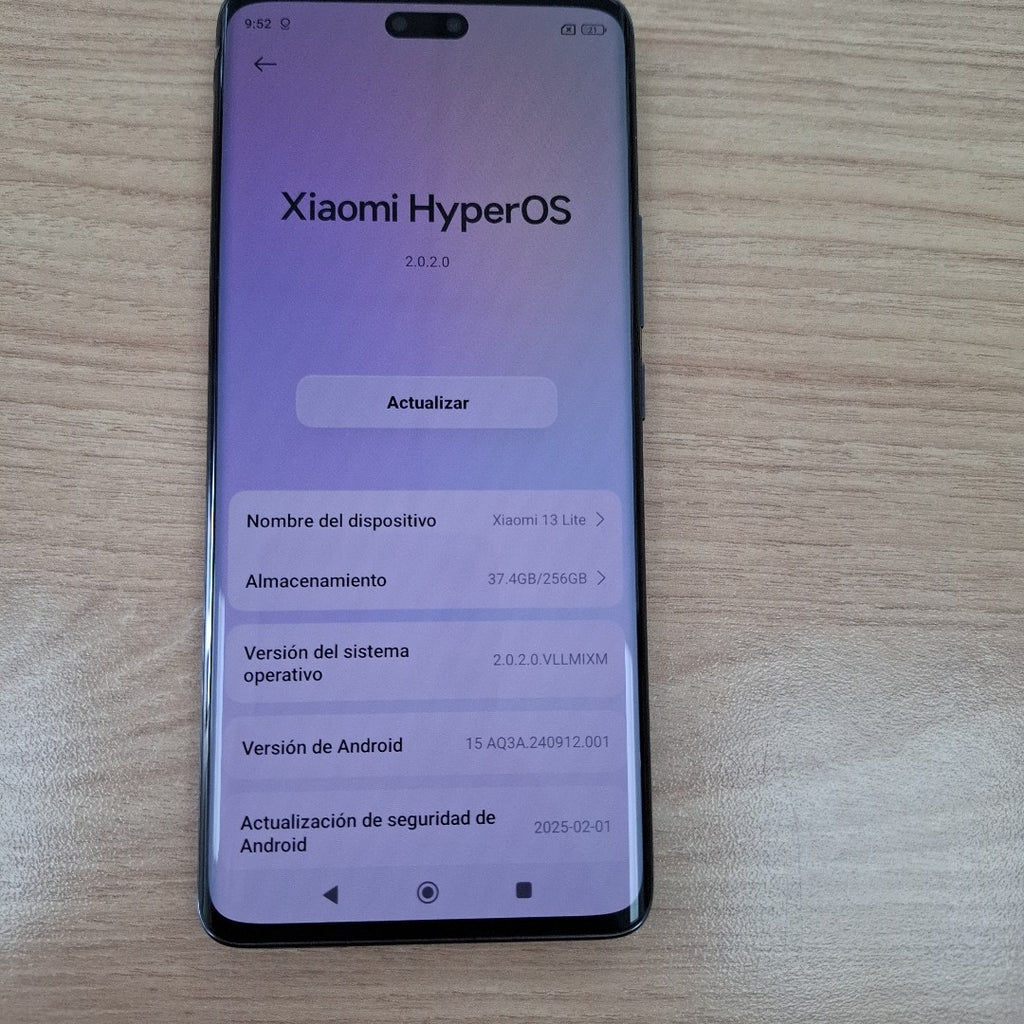 CELULAR XIAOMI 13 LITE 2210129SG (2023) 256 GB 8 GB RAM (SEMINUEVO)