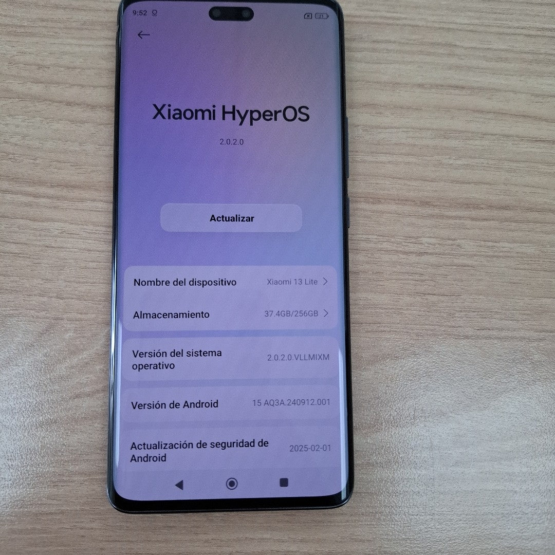 CELULAR XIAOMI 13 LITE 2210129SG (2023) 256 GB 8 GB RAM (SEMINUEVO)