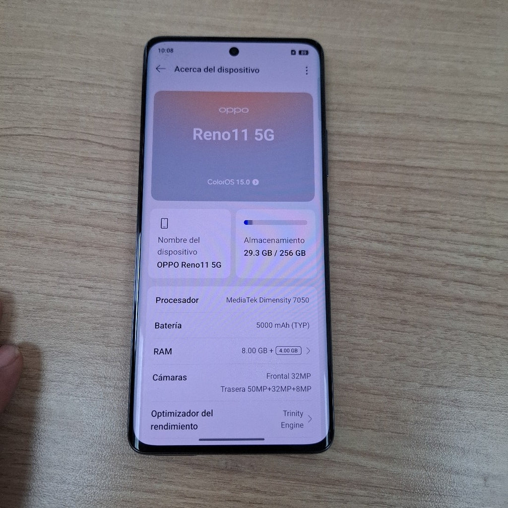 CELULAR OPPO  RENO11 5G CPH2599 (2024) 256 GB 8 GB RAM (SEMINUEVO)
