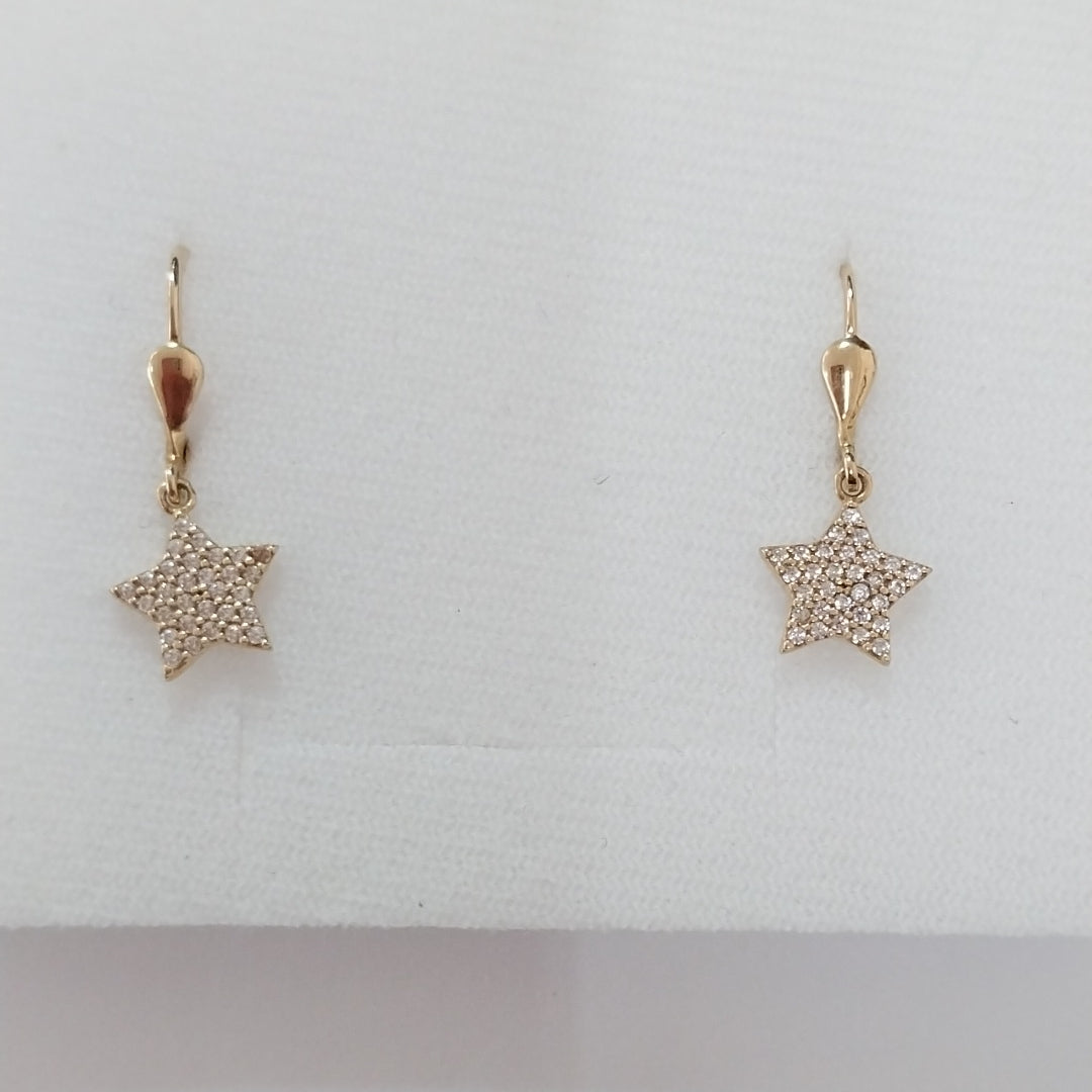 BROQUELES ORO 14K 1.9 (NUEVO)