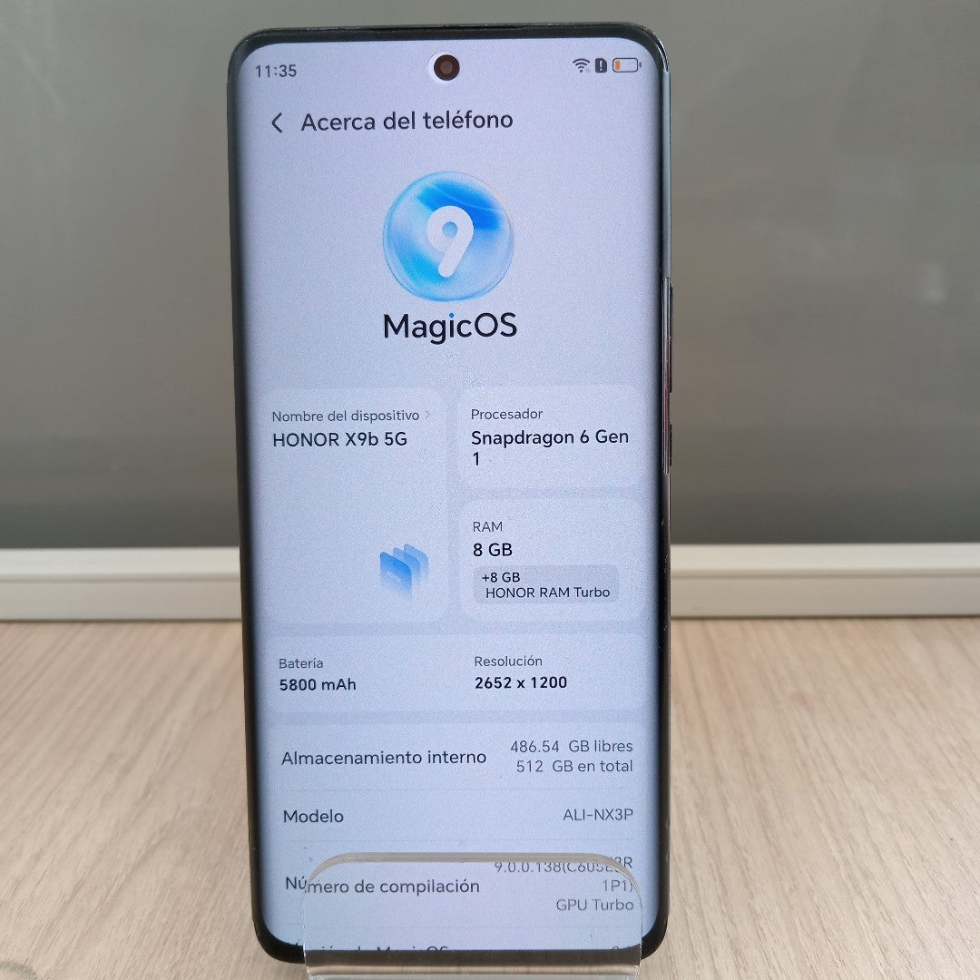 CELULAR HONOR X9B 5G ALI-NX3P 512 GB 8 GB RAM (SEMINUEVO)