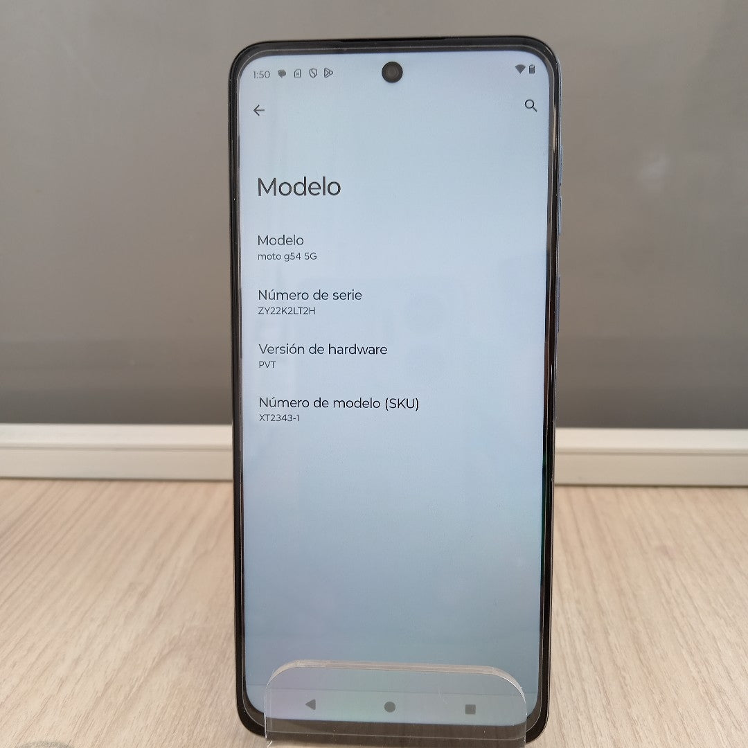 CELULAR MOTOROLA MOTO G54 5G XT2343-1 (2023) 256 GB 8 GB RAM (SEMINUEVO)