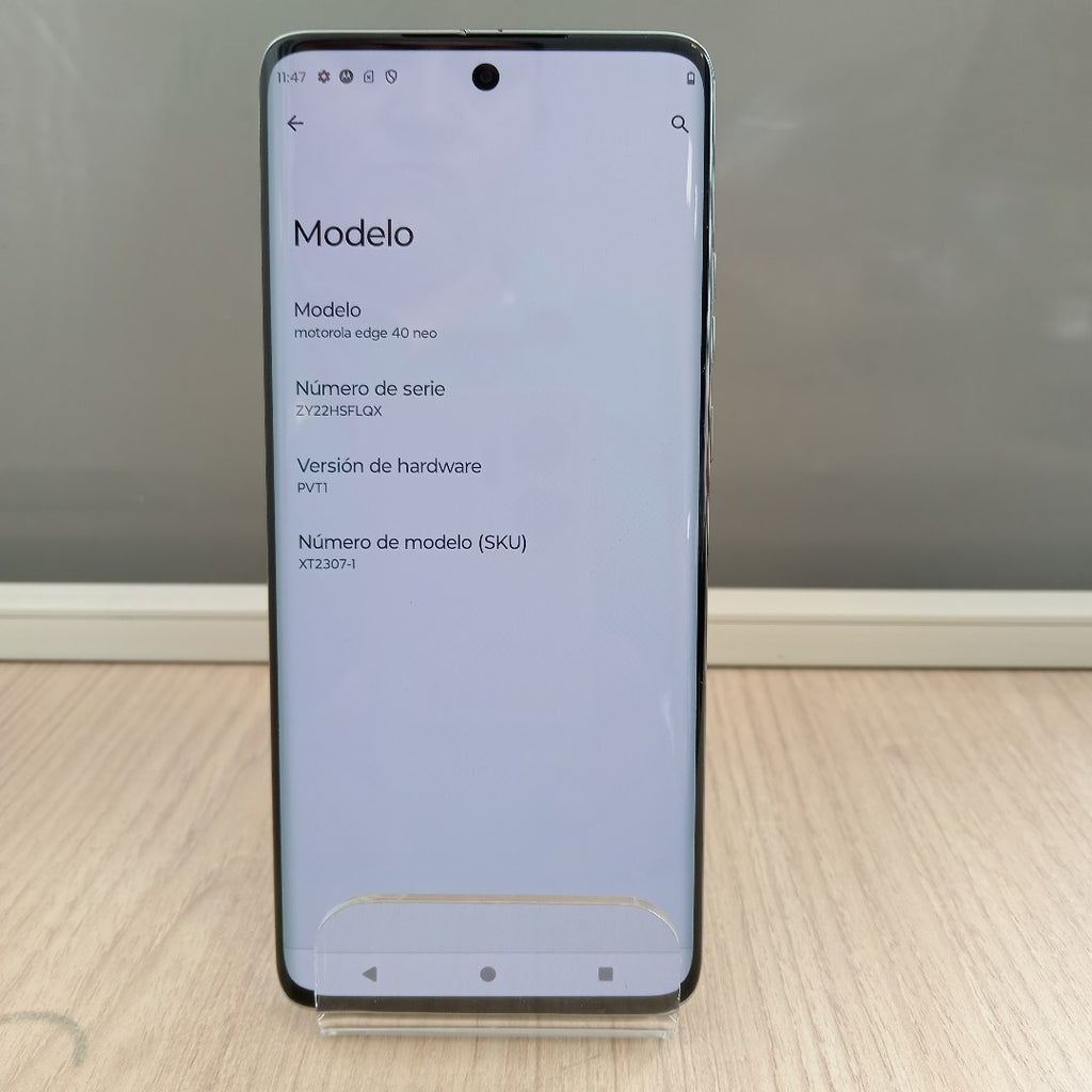 CELULAR MOTOROLA EDGE 40 NEO XT2307-1 (2023) 256 GB 8 GB RAM (SEMINUEVO)