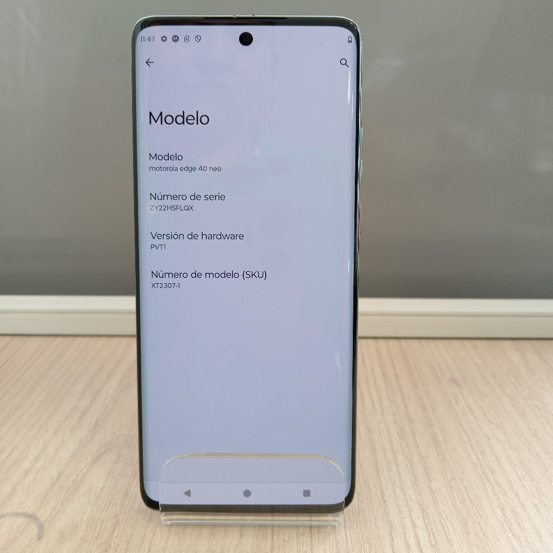 CELULAR MOTOROLA EDGE 40 NEO XT2307-1 (2023) 256 GB 8 GB RAM (SEMINUEVO)