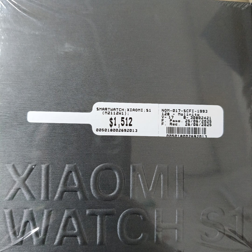 SMARTWATCH XIAOMI S1  (M2112W1) 36 MM BLUETOOTH (SEMINUEVO)