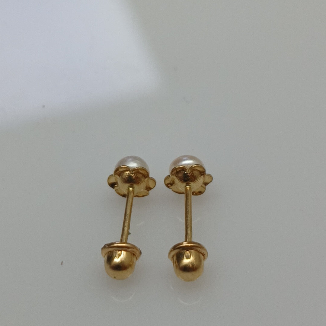 BROQUELES ORO 14K 1 (NUEVO)