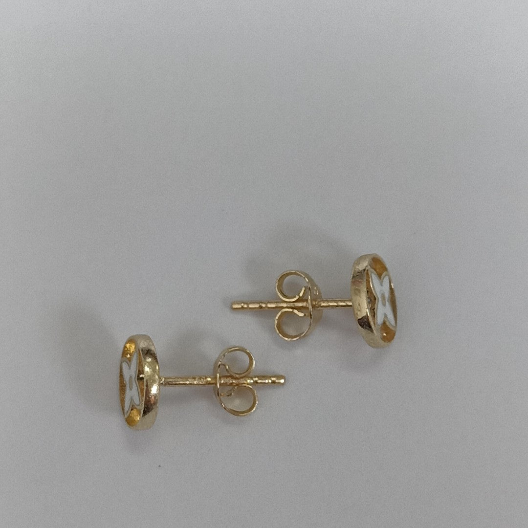 BROQUELES ORO 14K 1.1 (NUEVO)