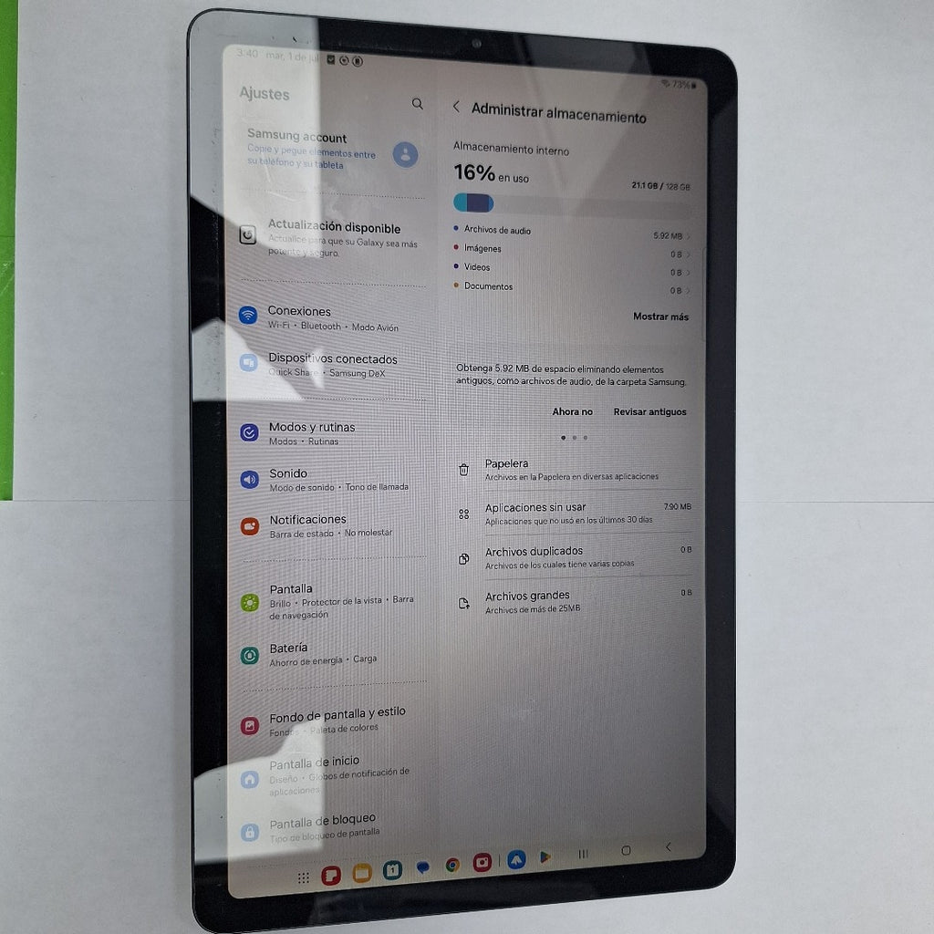 TABLETA SAMSUNG GALAXY TAB S6 LITE SM-P613 128 GB 4 GB RAM (SEMINUEVO)