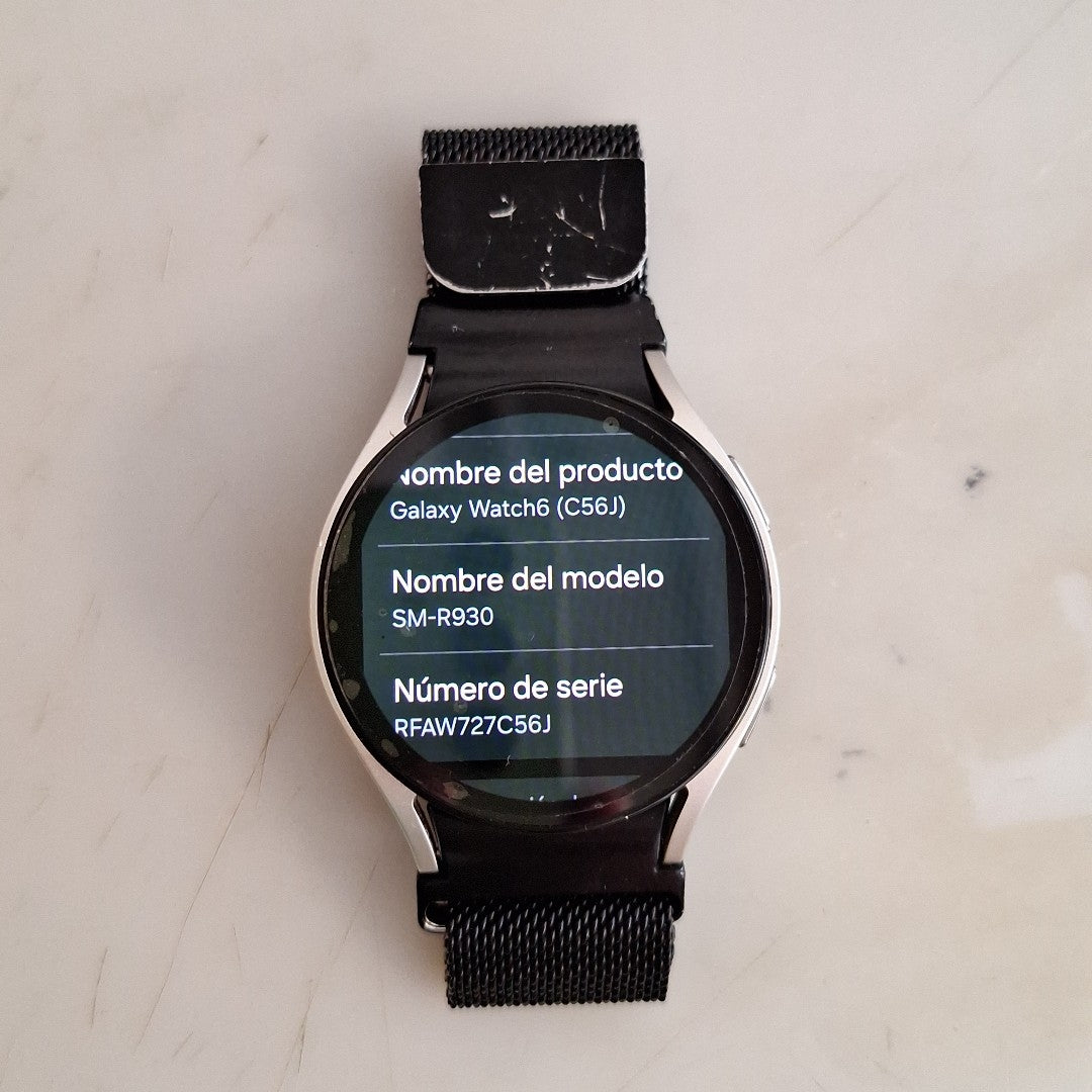 SMARTWATCH SAMSUNG GALAXY WATCH 6 SM-R930 40 MM GPS (SEMINUEVO)