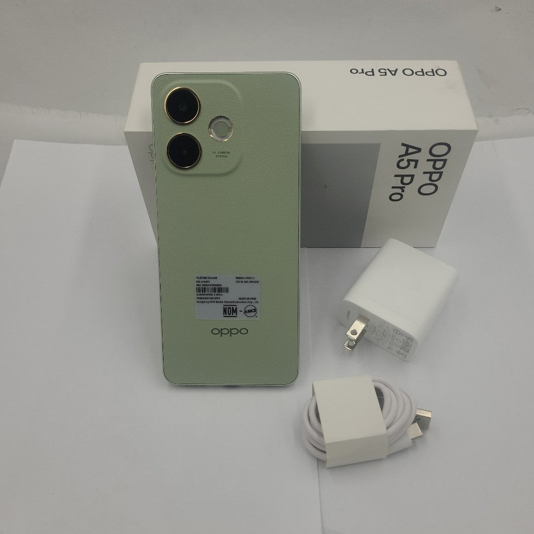 CELULAR OPPO  A5 PRO CPH2711 (2025) 256 GB 8 GB RAM (SEMINUEVO)