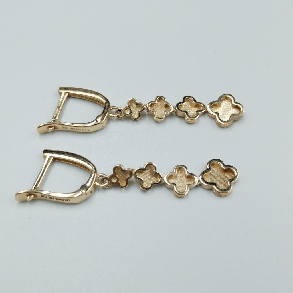 BROQUELES ORO 14K 4.1 (NUEVO)