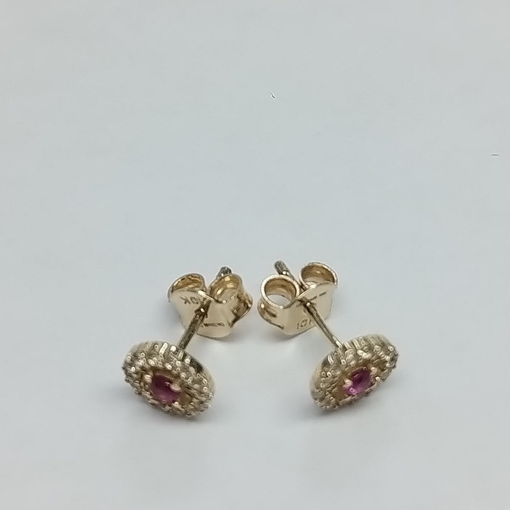 BROQUELES ORO 10K 1 (NUEVO)