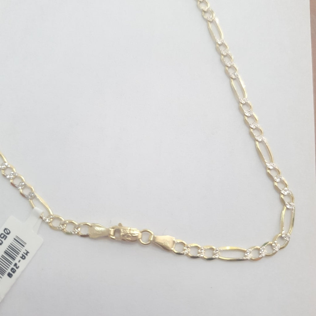 CADENAS CARTIER 3*1 DIAMANTADA ORO 14K 7.5 (NUEVO)