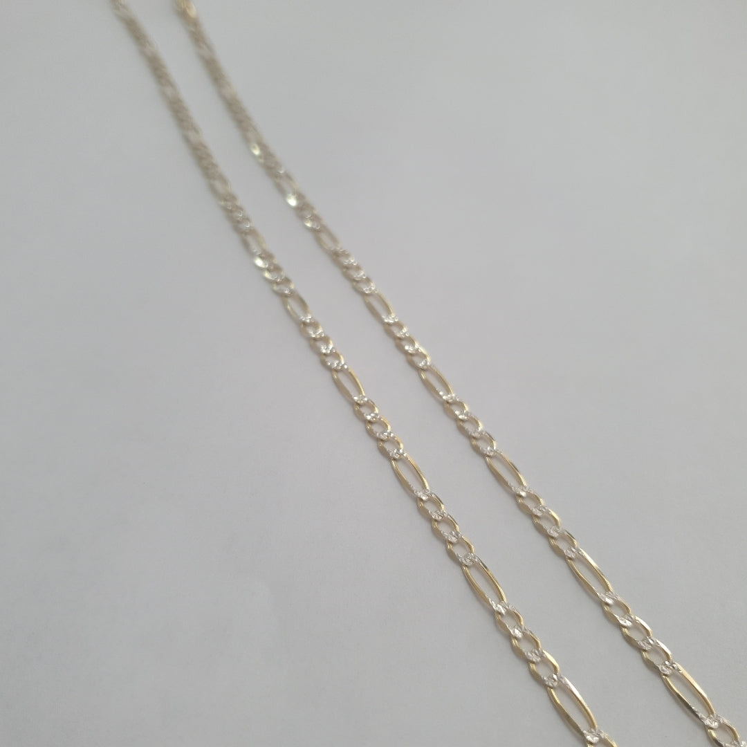 CADENAS CARTIER 3*1 DIAMANTADA ORO 14K 8 (NUEVO)