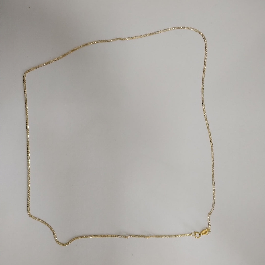 CADENAS CARTIER 3*1 DIAMANTADA ORO 14K 1.9 (NUEVO)