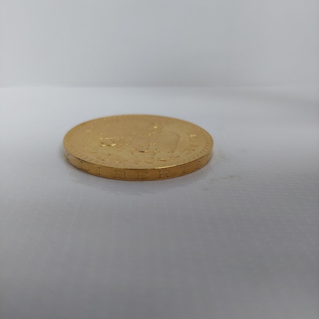 K1 41.6 GRMS - DESC.  0 GRAMOS - 21 K - AVALÚO  76377.6 * * IDENTIFICACIÓN  MONEDA NOMINATIVA. * MONEDAS PESOS  50 PESO (SEMINUEVO)