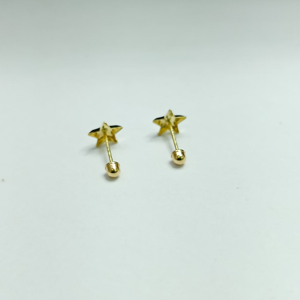 BROQUELES ORO 14K 1 (NUEVO)