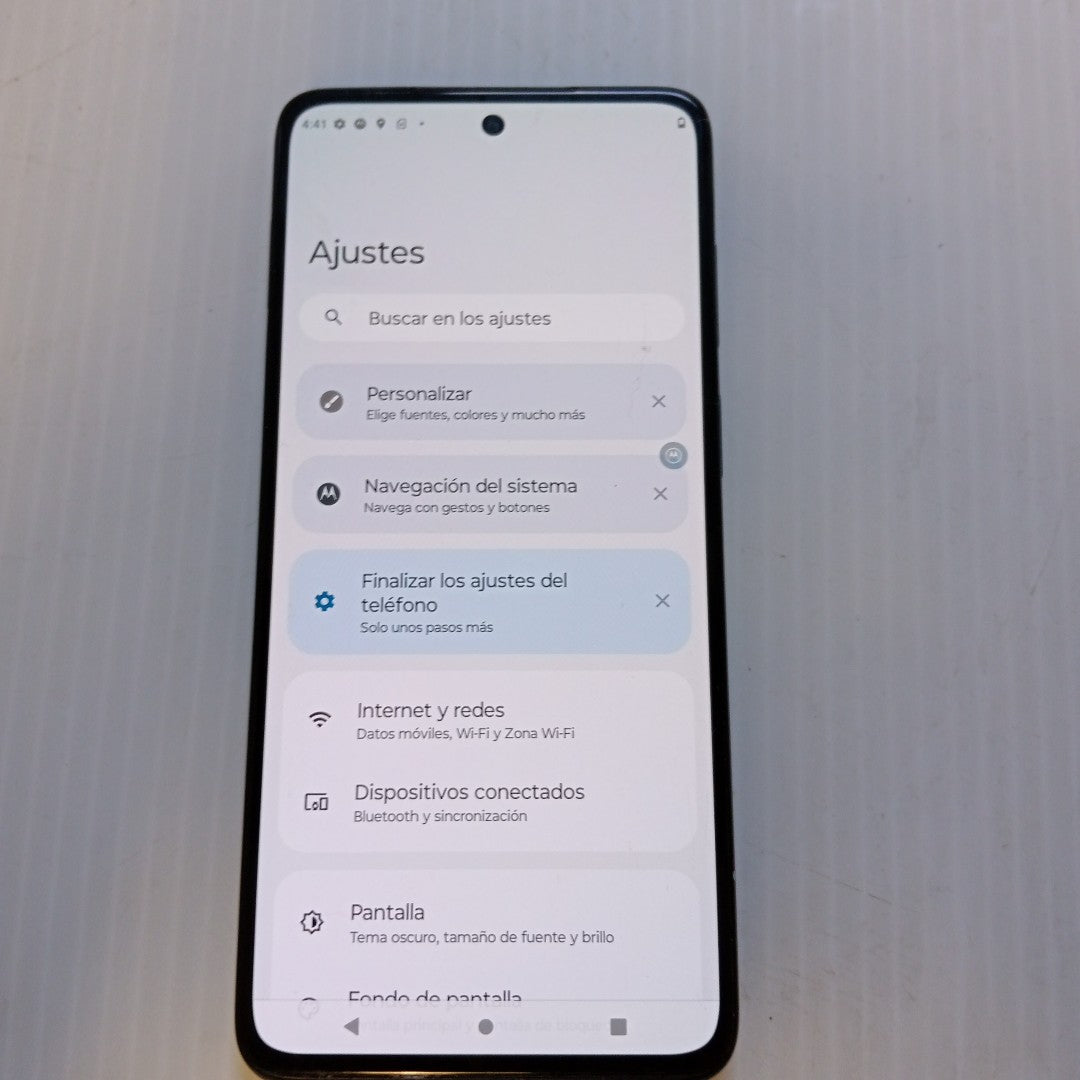 CELULAR MOTOROLA MOTO G82 5G XT2225-2 128 GB 8 GB RAM (SEMINUEVO)