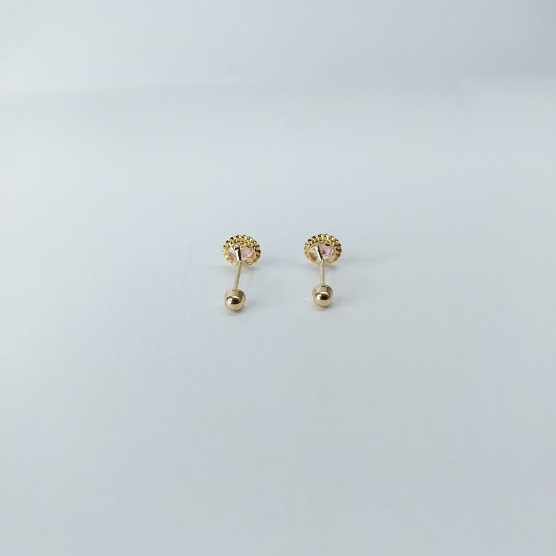 BROQUELES ORO 14K 1 (NUEVO)
